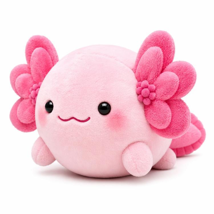 Geometrinen tyyli Axolotl pehmolelu