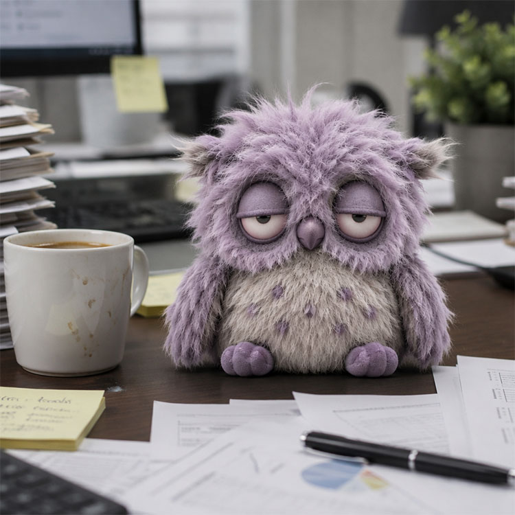 Grumpy Owl pehmolelu